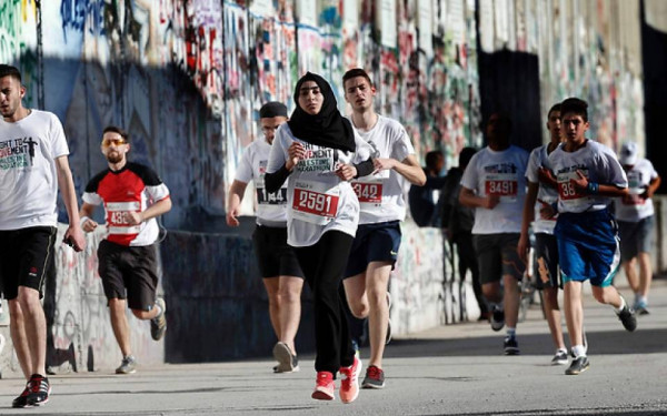  انطلاق ماراثون فلسطين الدولي الثامن بمشاركة واسعة