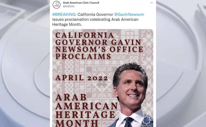  Gov. Newsom proclaim Apr. 2022 as ‘Arab-American Heritage Month’