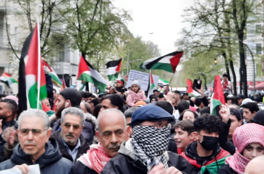  الشرطة الألمانية تعتقل مشاركين في تظاهرات مؤيدة لفلسطين
