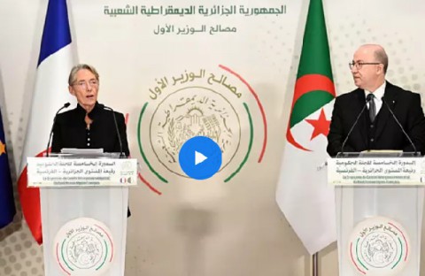  بعد لقائها الرئيس الجزائري.. رئيسة الوزراء الفرنسية: باريس والجزائر تدفعان بـ”شراكة متجددة ودائمة”