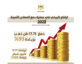  الاقتصاد: ارتفاع تاريخي في دمغ المعادن الثمينة