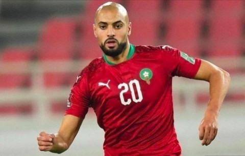  أمرابط يغادر معسكر منتخب ” أسود الأطلس” بسبب الإصابة