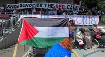 بعلم فلسطين…لاعبو بيراميدز المصري يحتفلون بتحقيق لقب دوري أبطال أفريقيا