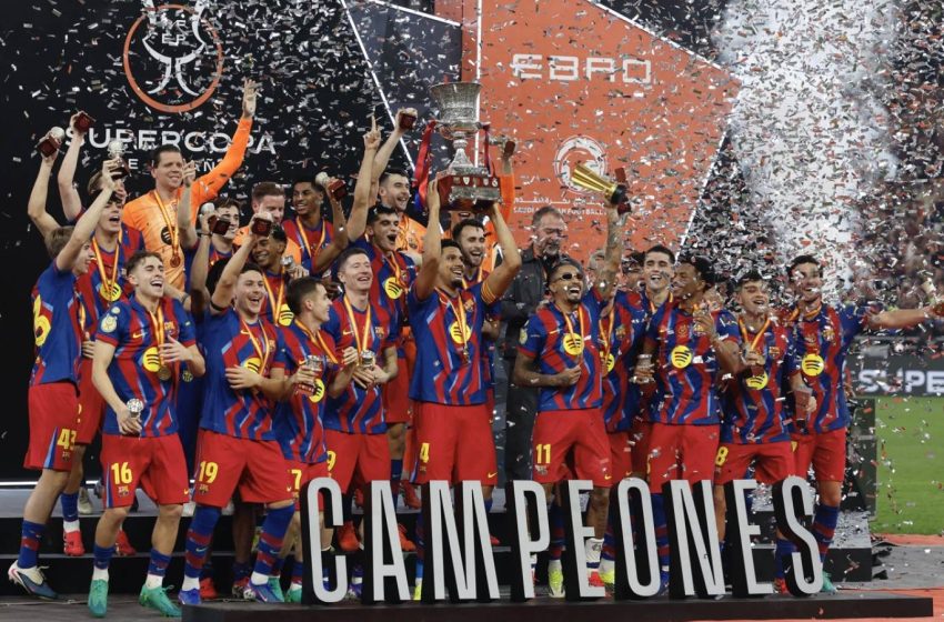  للمرة 16: برشلونة حامل لقب كأس السوبر على حساب ريال مدريد