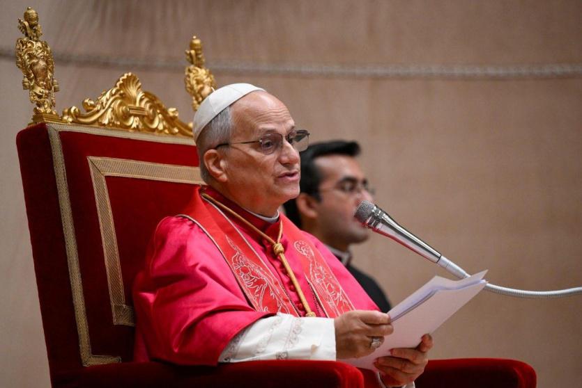  البابا: للفلسطينيين الحق في العيش بسلام على أرضهم