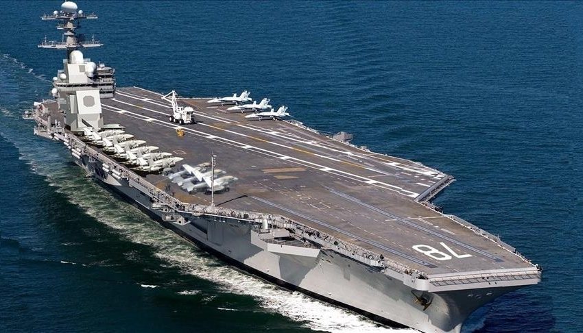  أكبر حاملة طائرات في العالم في طريقها إلى الشرق الأوسط