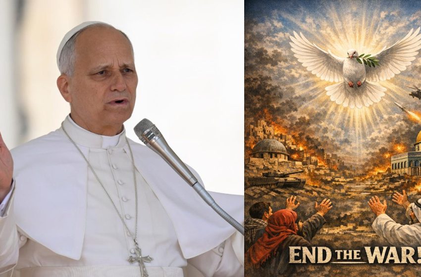  دعوة البابا ليو الرابع عشر الى التدخل لوقف الحرب الجارية في الشرق الأوسط
