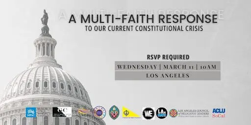  A Multi-Faith Response to the Current Constitutional Crisis