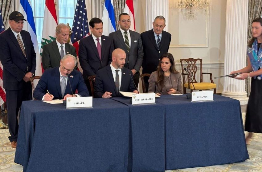  الولايات المتحدة وإسرائيل ولبنان تعلن التوصل الى اتفاق إطار في مفاوضات واشنطن يمهد “لسلام دائم”