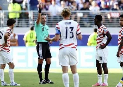  لاول مرة في التاريخ ..الفيفا تلغي البطاقة الحمراء لمهاجم المنتخب الأمريكي بولارين بعد تدخل ترامب
