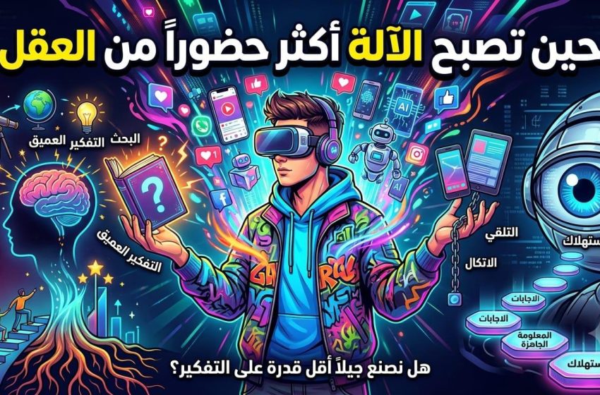  حين تصبح الآلة أكثر حضوراً من العقل: هل نصنع جيلاً أقل قدرة على التفكير؟